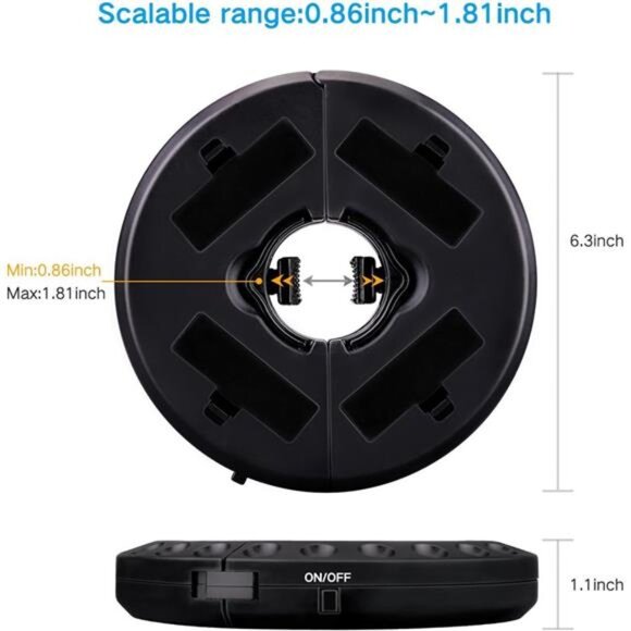 Patio Umbrella Light 3 Brightness Modes Cordless 28 LED Lights-4 x AA Battery - Picture 5 of 7